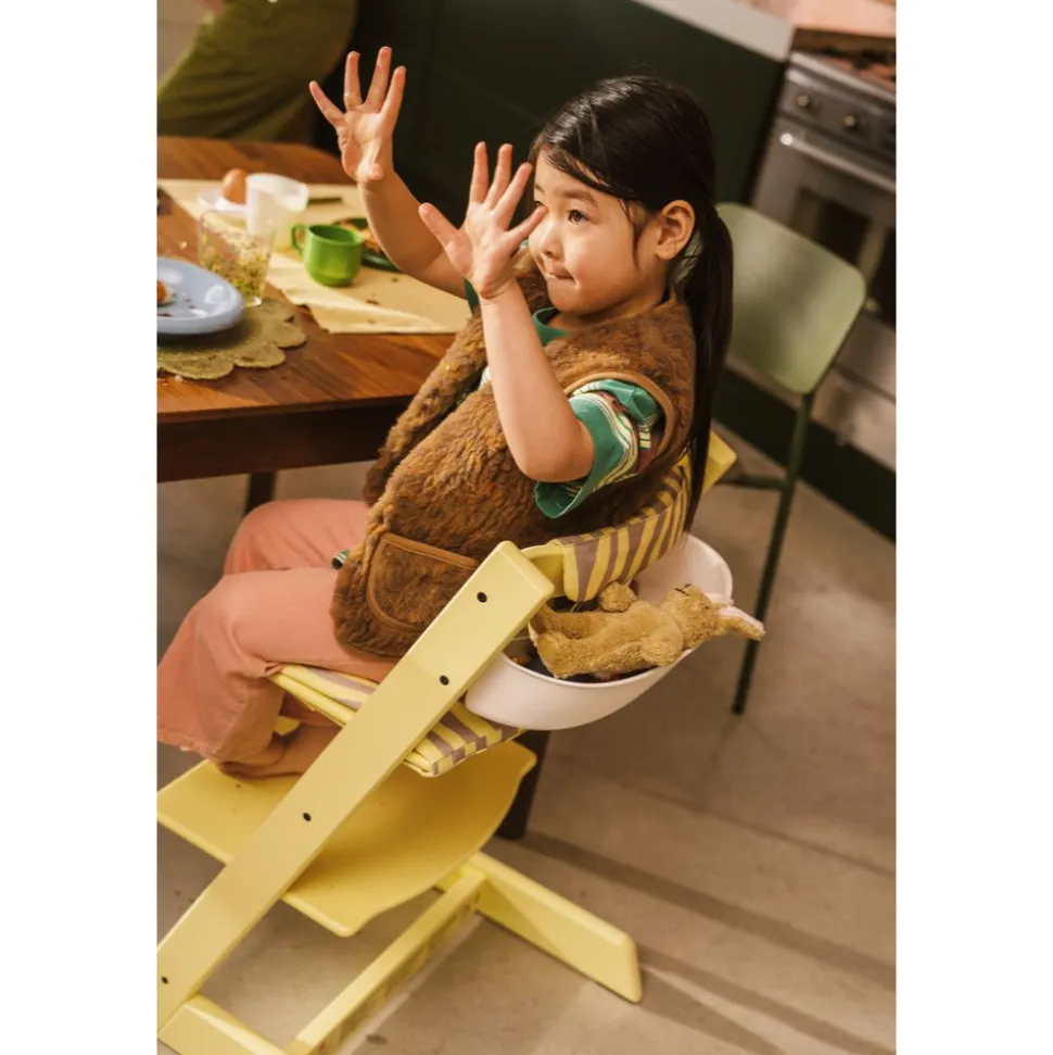 Pack chaise haute tripp trapp et son baby set lemon yellow
