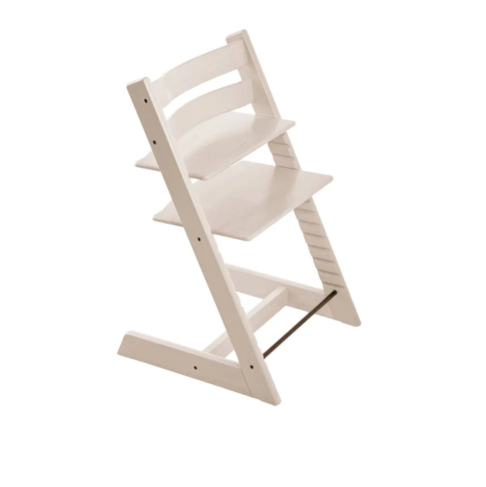 Pack chaise haute tripp trapp + baby set + tablette blanchi