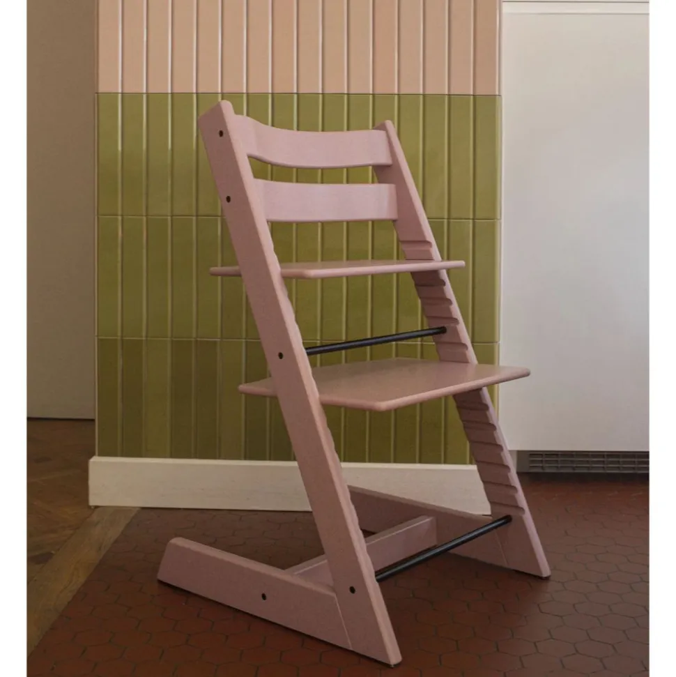 Pack chaise haute tripp trapp mauve et son baby set