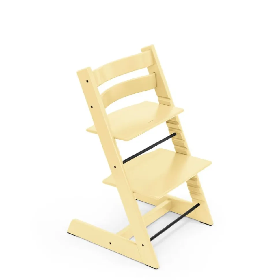 Pack chaise haute tripp trapp avec son baby set et sa tablette lemon yellow