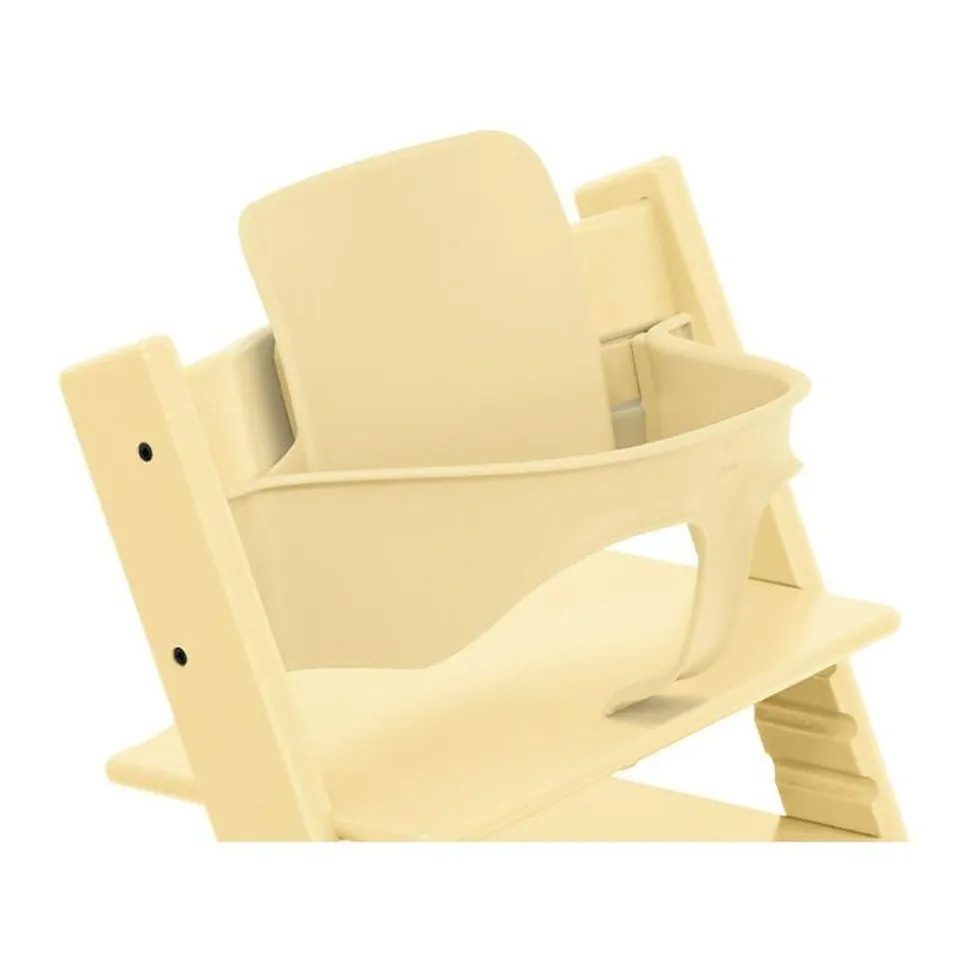 Pack chaise haute tripp trapp avec son baby set et sa tablette lemon yellow