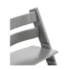 Pack chaise haute tripp trapp avec son baby set et sa tablette gris tempête