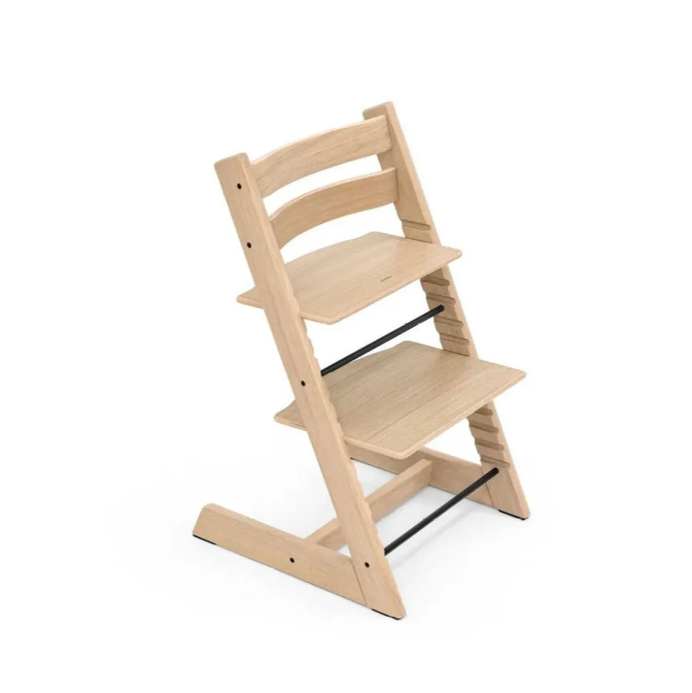 Pack chaise haute tripp trapp chêne + baby set + tablette naturel