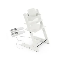Pack chaise haute tripp trapp blanc et son baby set