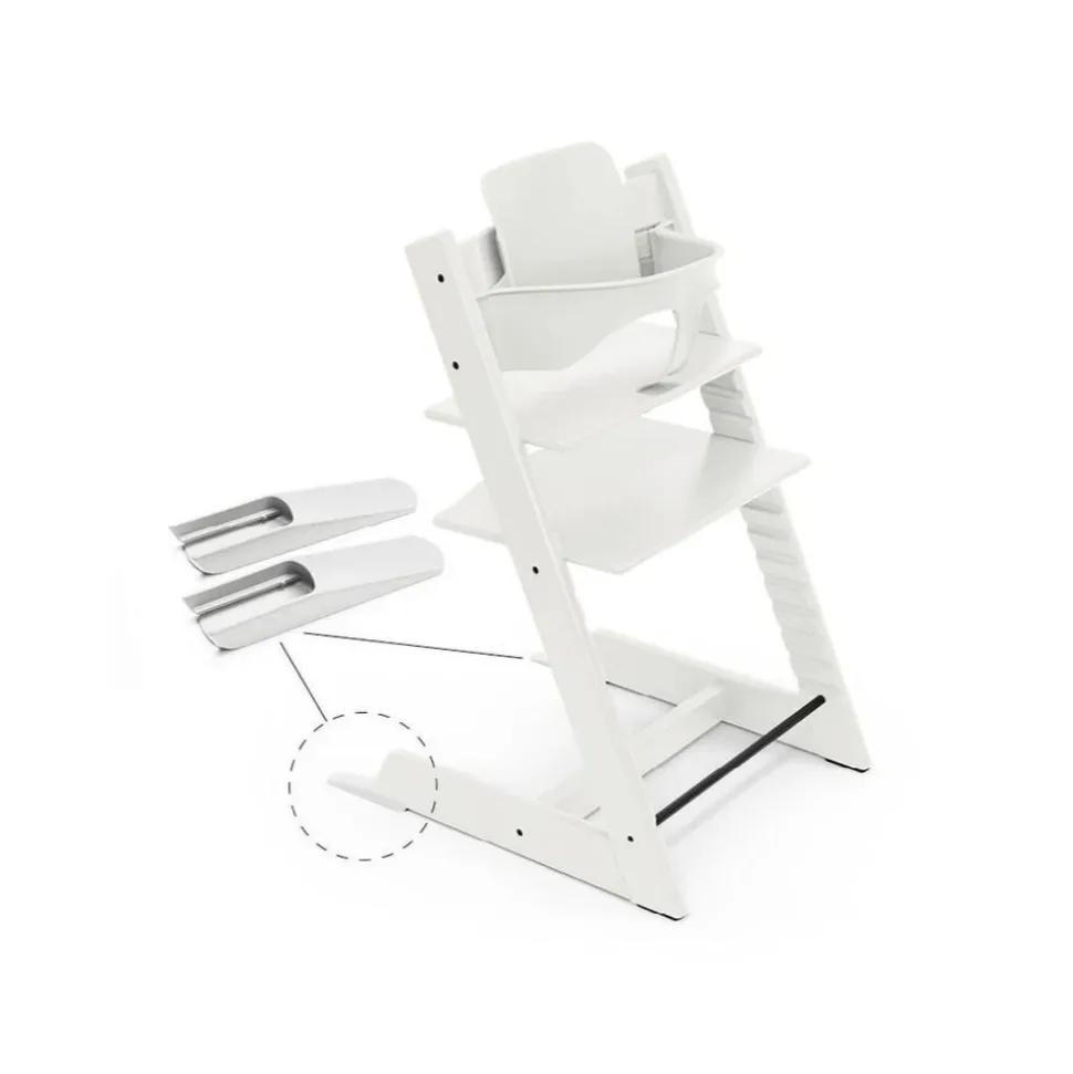 Pack chaise haute tripp trapp blanc et son baby set