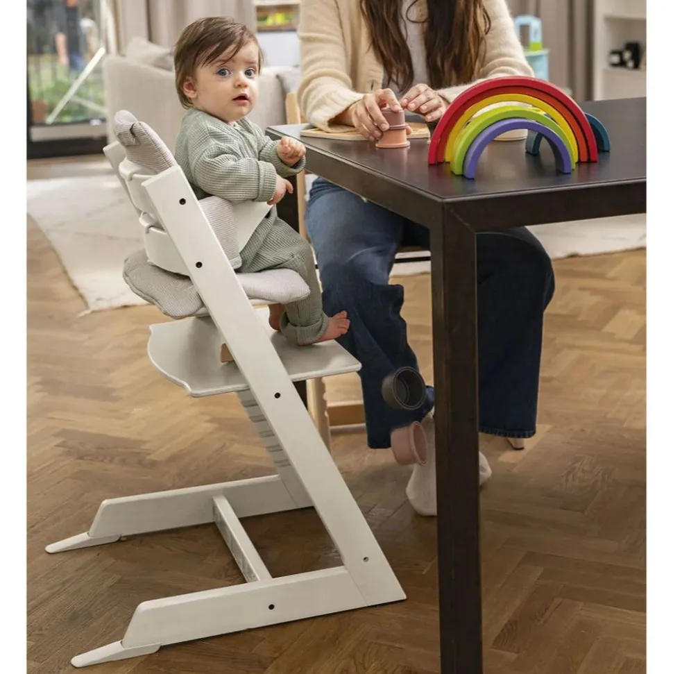 Pack chaise haute tripp trapp blanc et son baby set