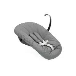 Pack chaise haute tripp trapp hêtre warm brown + newborn set gris