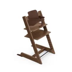 Pack chaise haute tripp trapp avec son baby set et sa tablette - warm brown