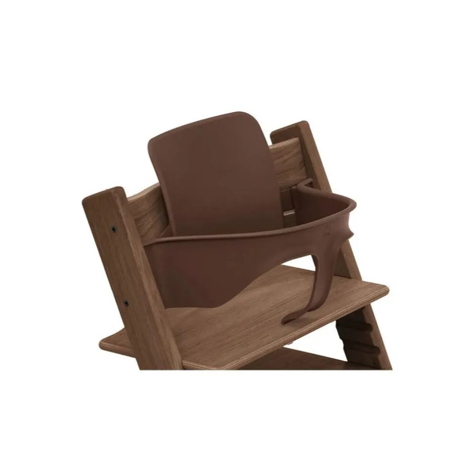 Pack chaise haute tripp trapp avec son baby set et sa tablette - warm brown
