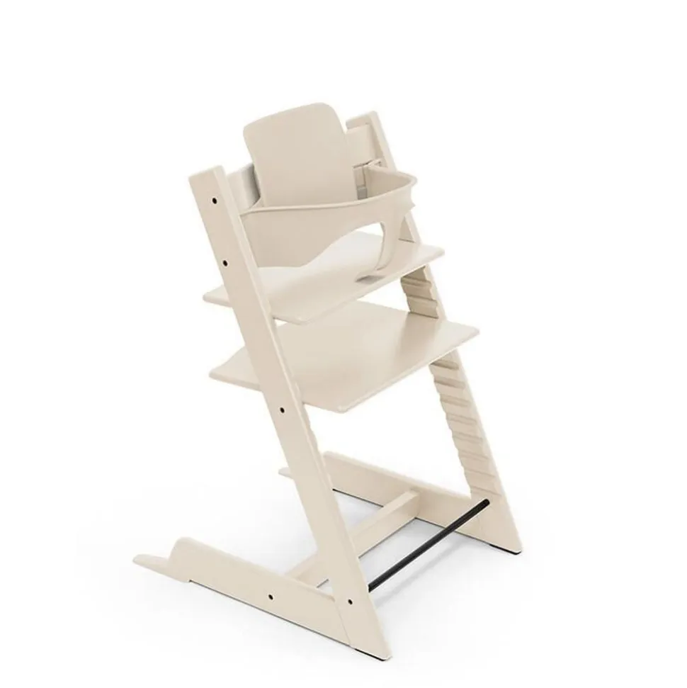 Pack chaise haute tripp trapp avec son newborn set et son baby set vanilla white