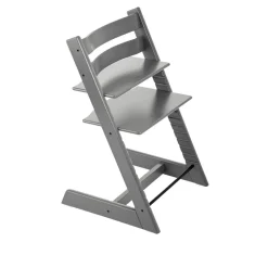 Pack chaise haute tripp trapp et son baby set gris tempête