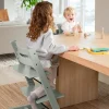 Pack chaise haute tripp trapp avec son newborn set et son baby set glacier green