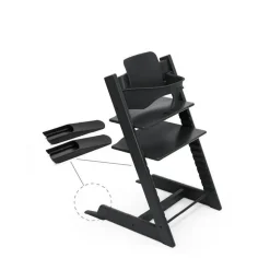 Pack chaise haute tripp trapp avec son newborn set et son baby set black