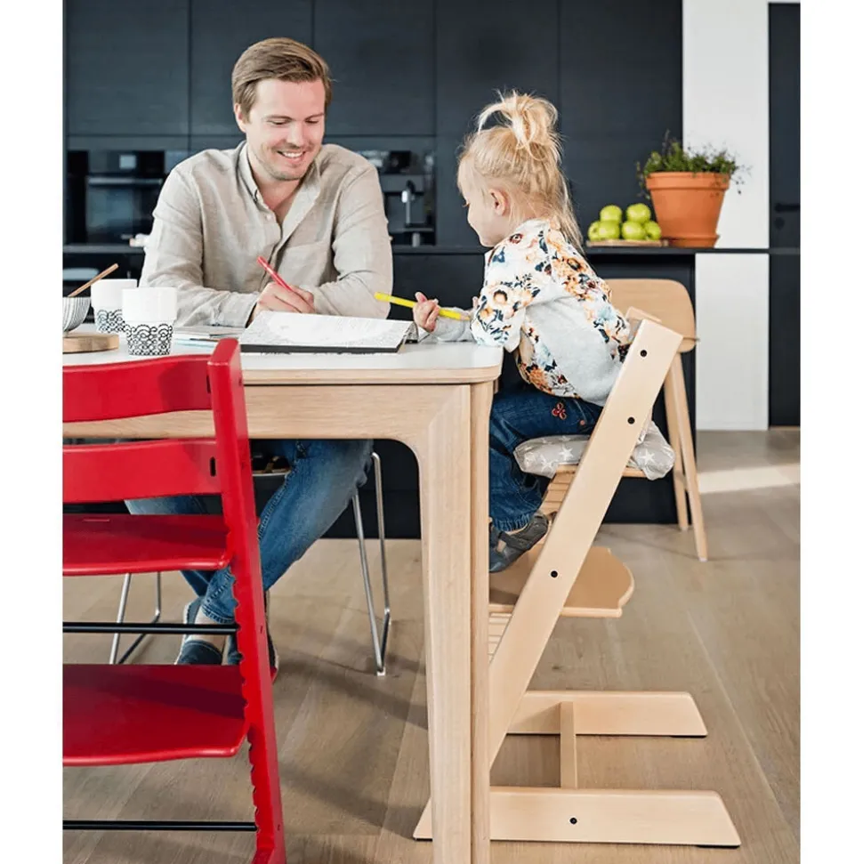 Pack chaise haute tripp trapp et son baby set noir