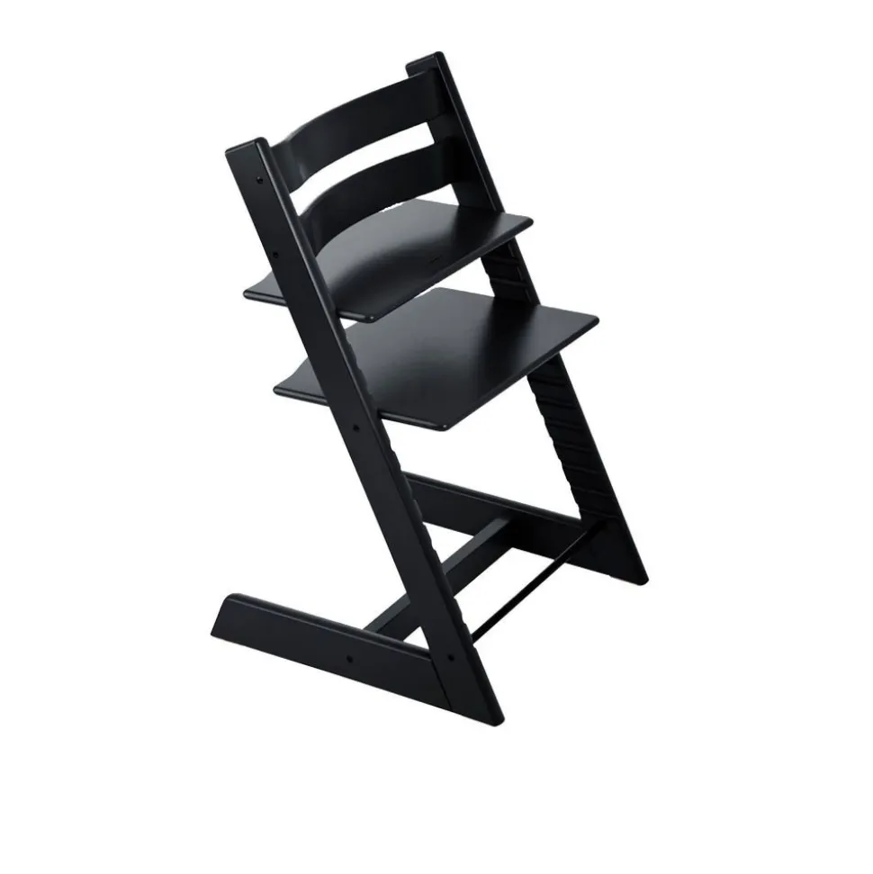 Pack chaise haute tripp trapp et son baby set noir