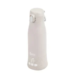 Pack chauffe biberon nomade moov and feed beige + boîte doseuse babydose