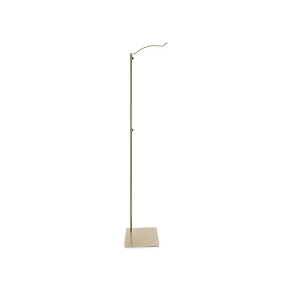 Pack ciel de lit vintage 245 cm ivoire + flèche de lit messing gold