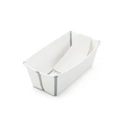 Pack complet baignoire flexi bath blanche + support + transat nouveau-né