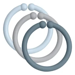 Pack de 3 attaches tétine anneaux loops