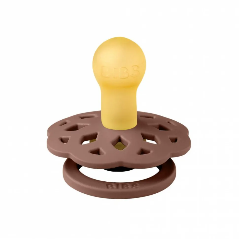Pack de 2 sucettes bohème caoutchouc 0-6 mois peach et woodchuck