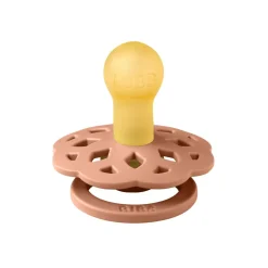 Pack de 2 sucettes bohème caoutchouc 0-6 mois peach et woodchuck
