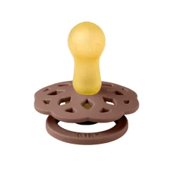 Pack de 2 sucettes bohème caoutchouc 6 mois+ woodchuck et blush