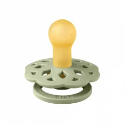Pack de 2 sucettes bohème caoutchouc 0-6 mois ivory et sage