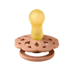 Pack de 2 sucettes bohème caoutchouc 6 mois+ peach et woodchuck