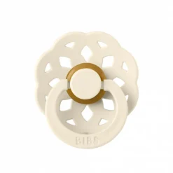 Pack de 2 sucettes bohème caoutchouc 0-6 mois ivory et blossom