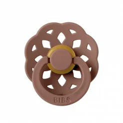 Pack de 2 sucettes bohème caoutchouc 0-6 mois woodchuck et blush