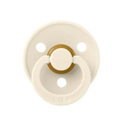 Pack de 2 sucettes colour caoutchouc symétrique 0-6 mois ivory et blush