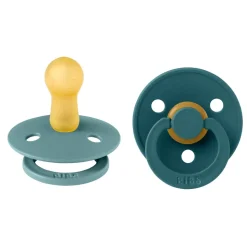 Pack de 2 sucettes colour caoutchouc 6 mois+ island sea et forest lake