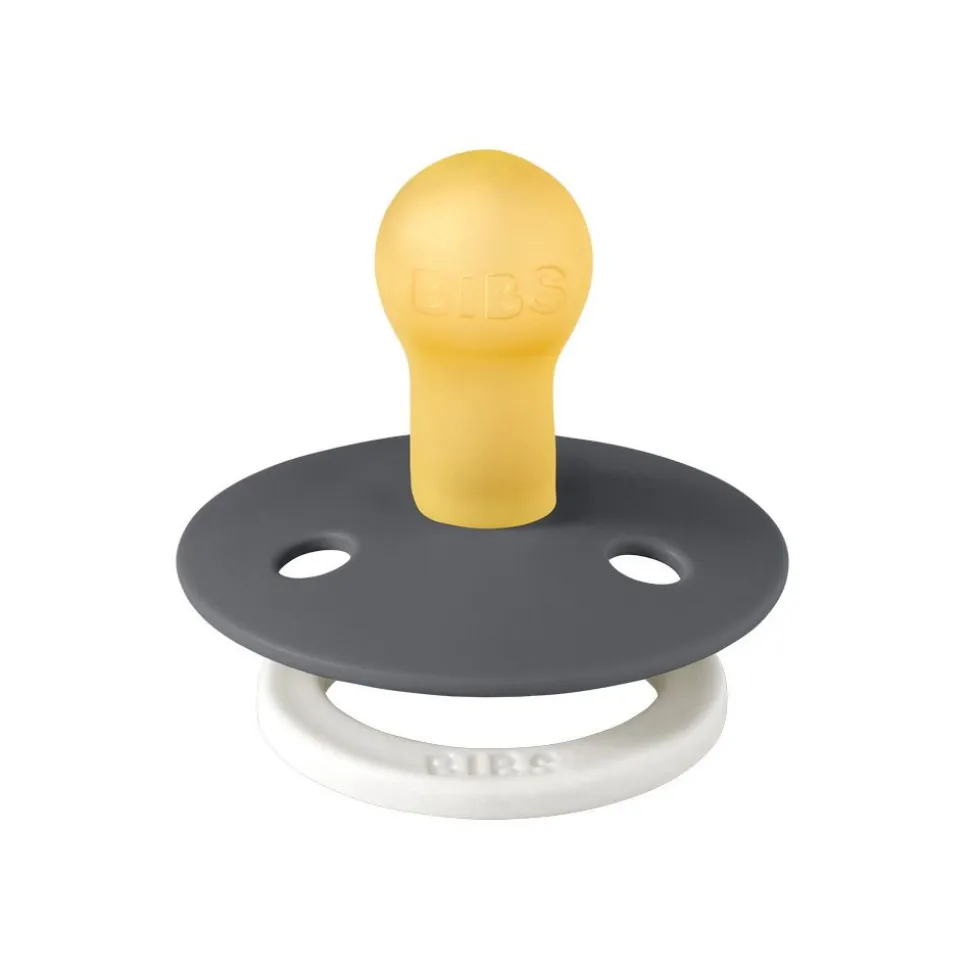 Pack de 2 sucettes colour caoutchouc phosphorescente 0-6 mois iron et baby blue