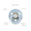 Pack de 2 sucettes colour caoutchouc symétrique 6 mois+ ivory et sage