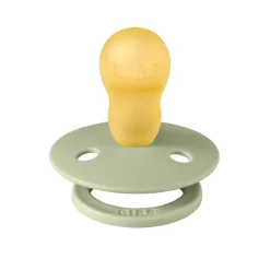 Pack de 2 sucettes colour caoutchouc 18 mois+ sage et hunter green