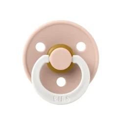 Pack de 2 sucettes colour caoutchouc phosphorescente 6 mois+ blush et vanilla