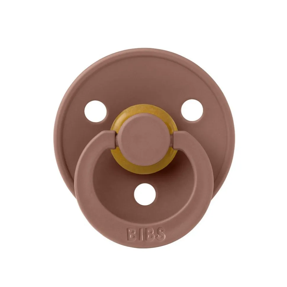 Pack de 2 sucettes colour caoutchouc 0-6 mois woodchuck et blush