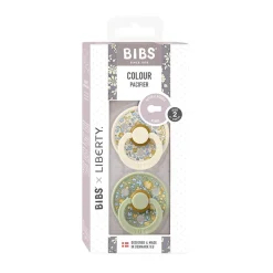 Pack de 2 sucettes colour liberty 0-6 mois beige et vert