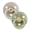Pack de 2 sucettes physiologiques latex garden taille 1 - mushroom / sauge
