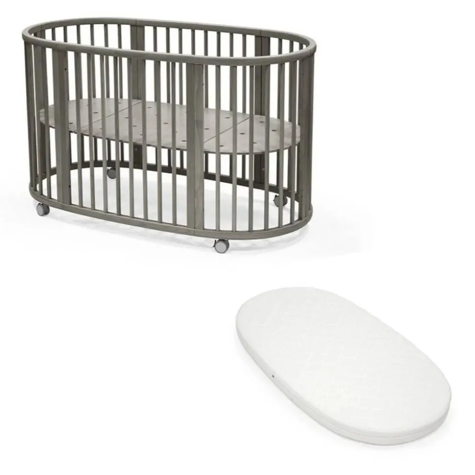 Pack duo lit sleepi + matelas - gris