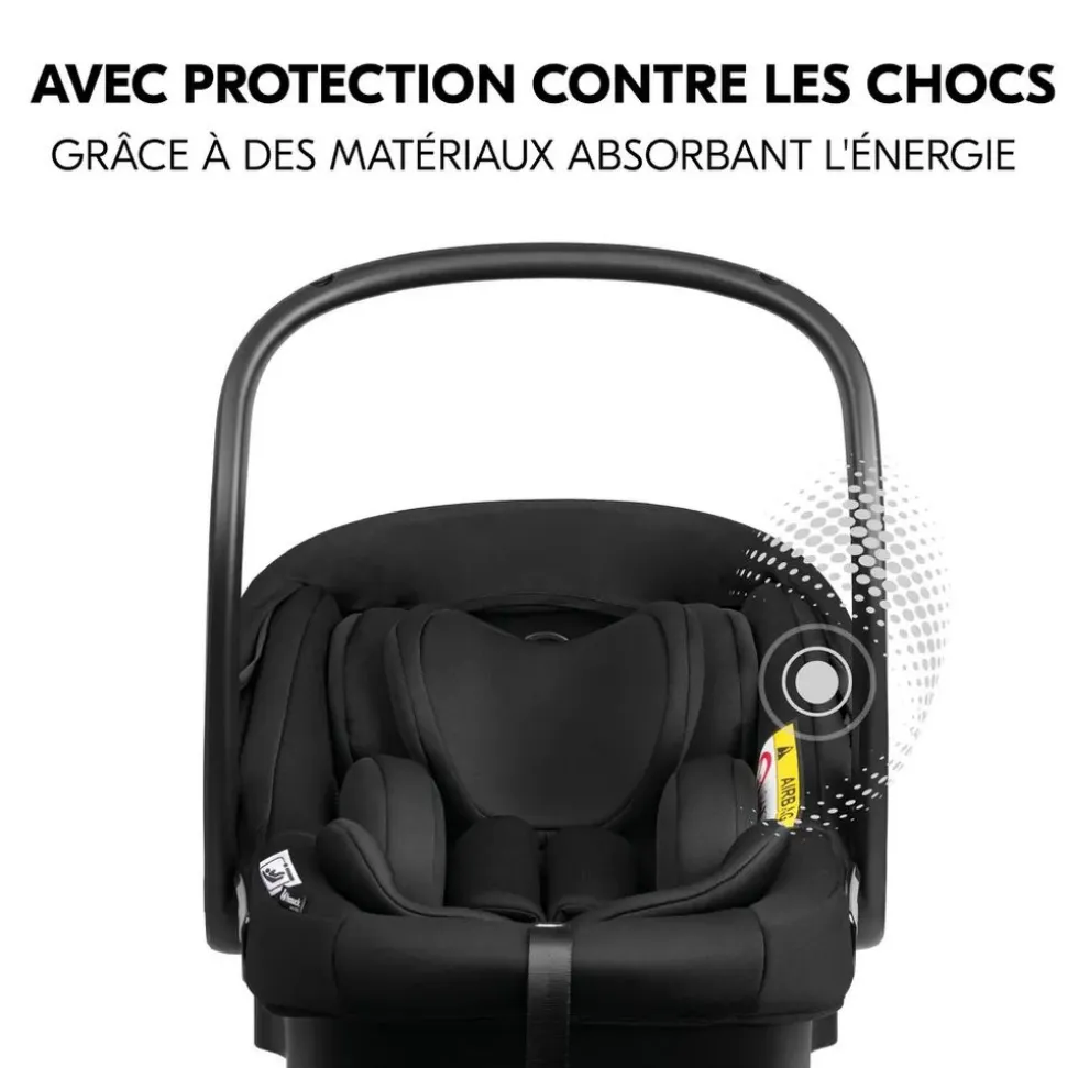 Pack duo poussette compacte travel n care olive + siège auto drive n care avec adaptateurs & base drive n care