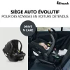 Pack duo poussette compacte travel n care olive + siège auto drive n care avec adaptateurs