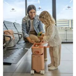 Pack jetkids sac à dos enfant + valise bedbox 2.0 coral pink