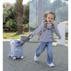 Pack jetkids sac à dos pour enfant + valise bedbox 2.0 arctic blue