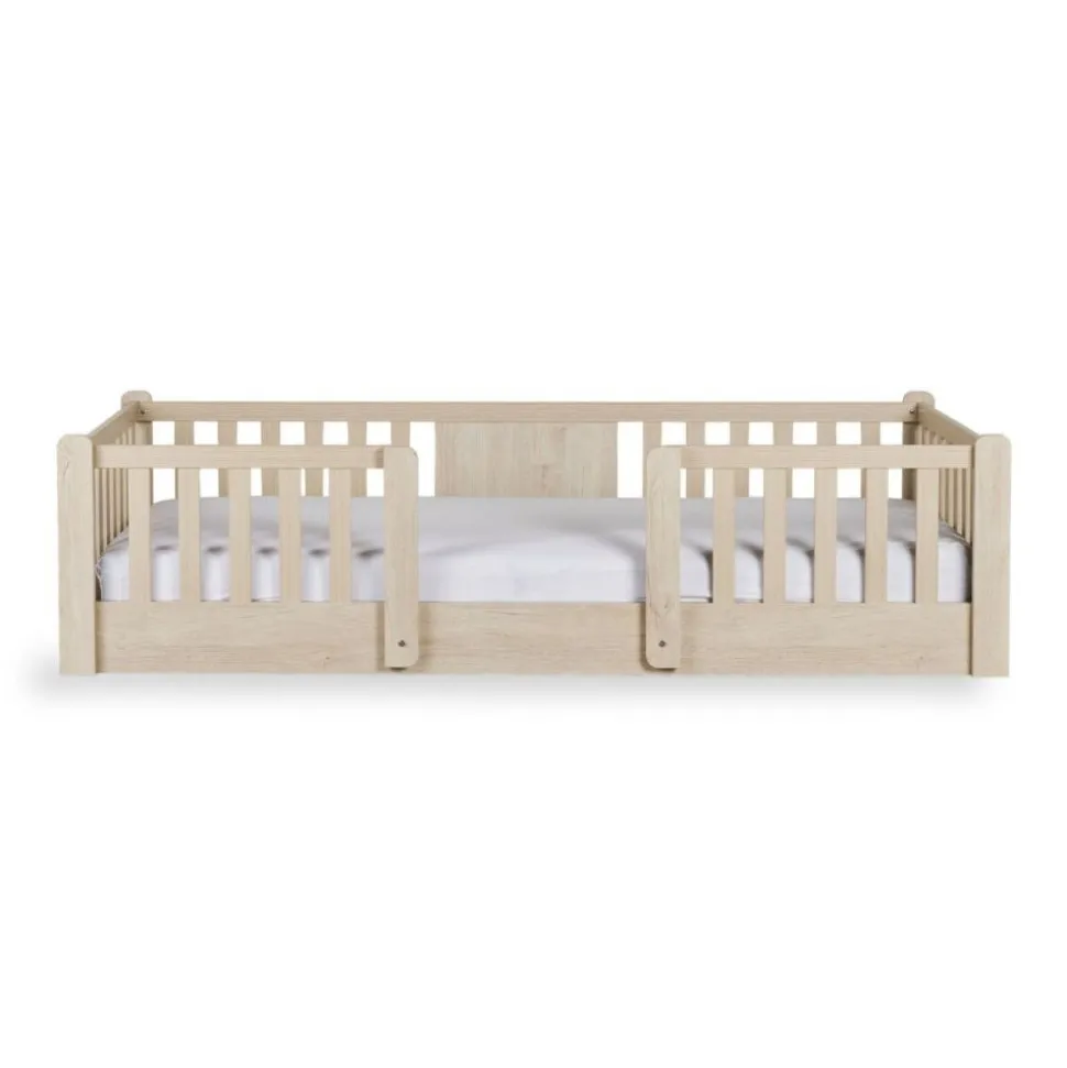 Pack lit cabane évolutif 90x200 cm avec toit chalet butter