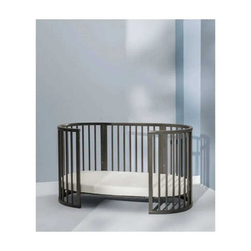 Pack lit sleepi hazy grey + matelas sleepi + drap housse blanc