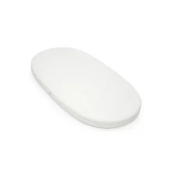 Pack lit sleepi white + matelas sleepi + drap housse blanc