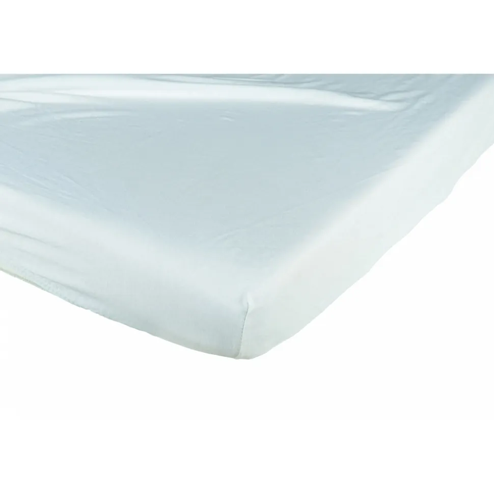 Pack matelas climatisé + alèse blanc + drap housse blanc - 70 x 140 cm