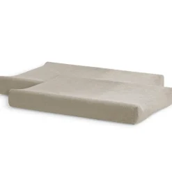 Pack matelas à langer 50 x 70 cm avec 2 housses éponge nougat
