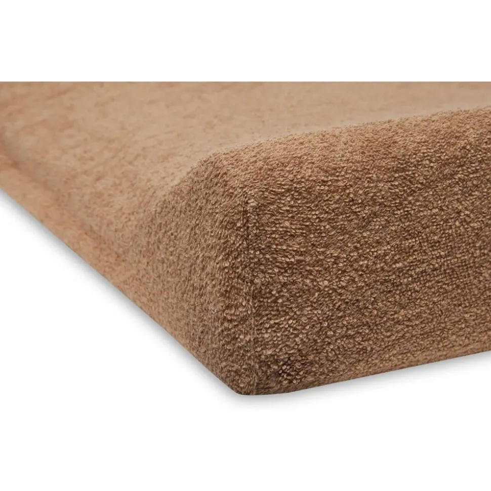 Pack matelas à langer 50 x 70 cm avec 2 housses éponge caramel et biscuit